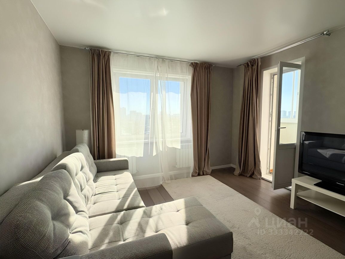 1-к. квартира, 43.3 м², 12/25 эт.