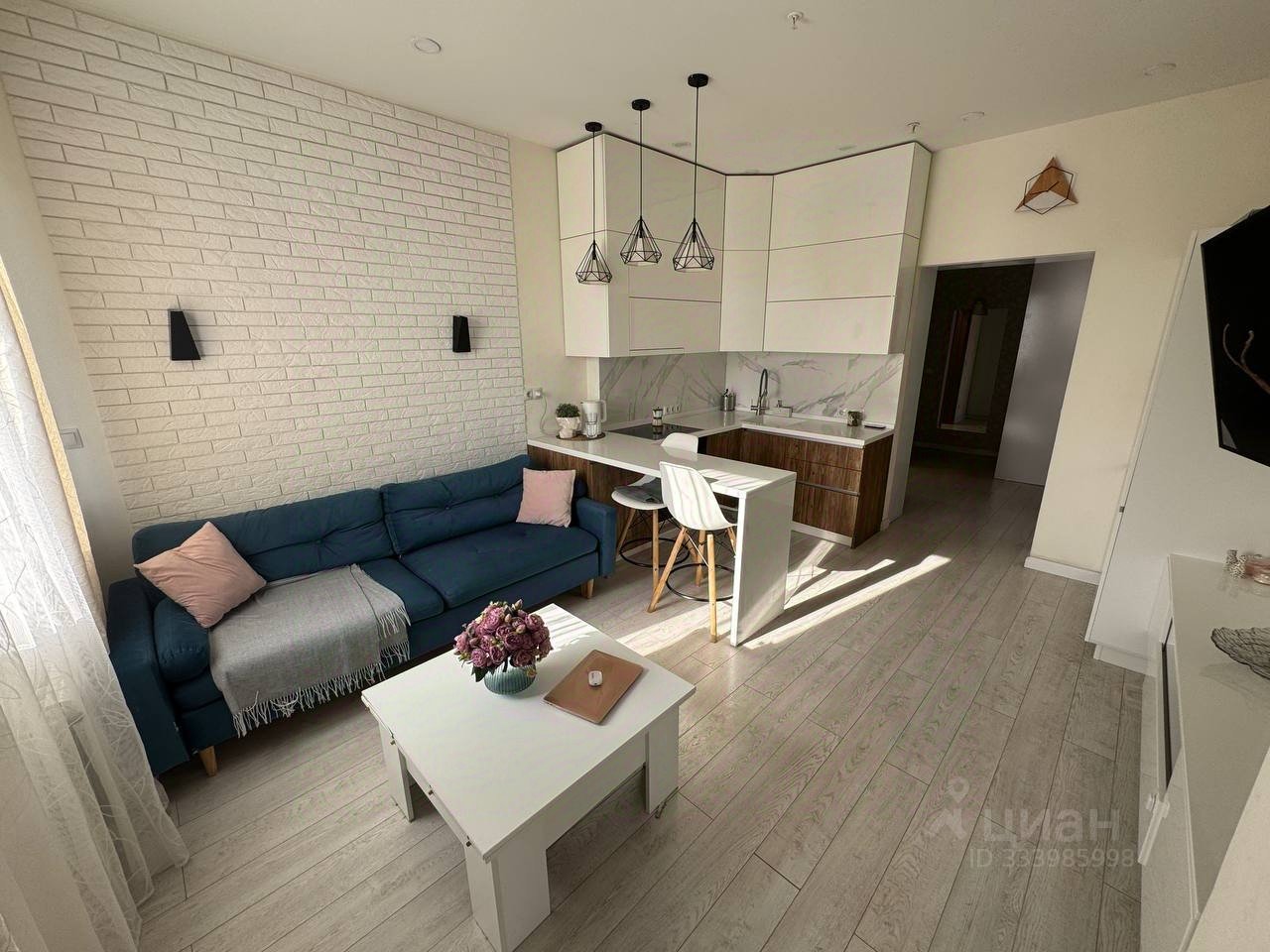 2-к. квартира, 60 м², 19/22 эт.