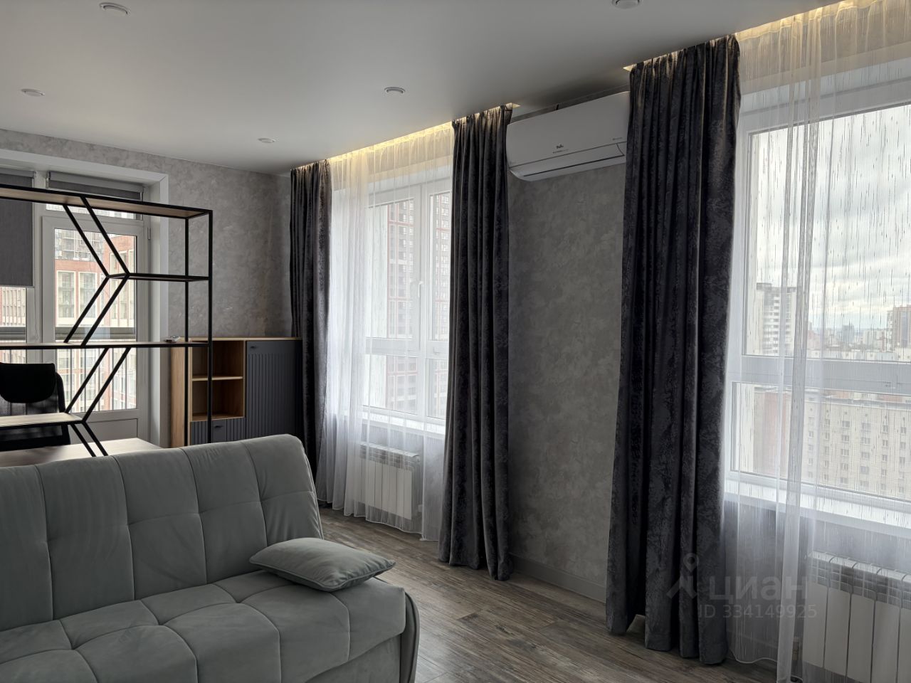 2-к. квартира, 53.7 м², 15/21 эт.