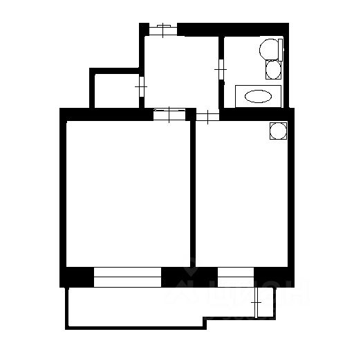 1-к. квартира, 41.1 м², 6/10 эт.
