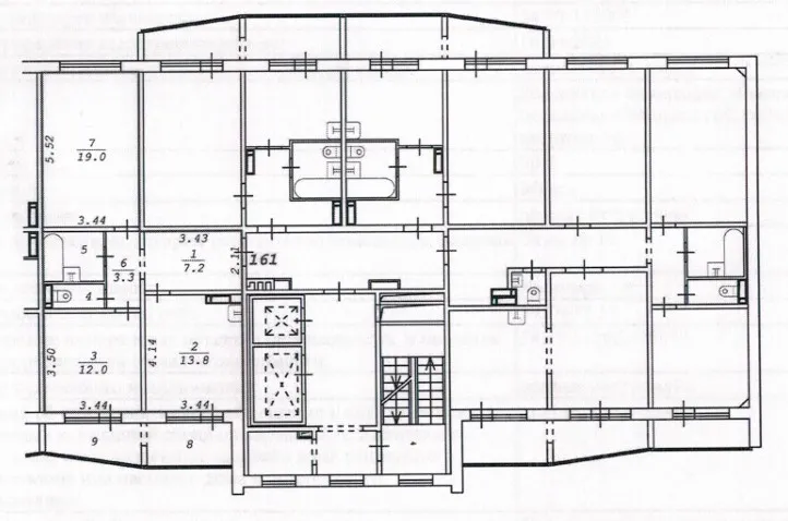 2-к. квартира, 65.2 м², 11/14 эт.