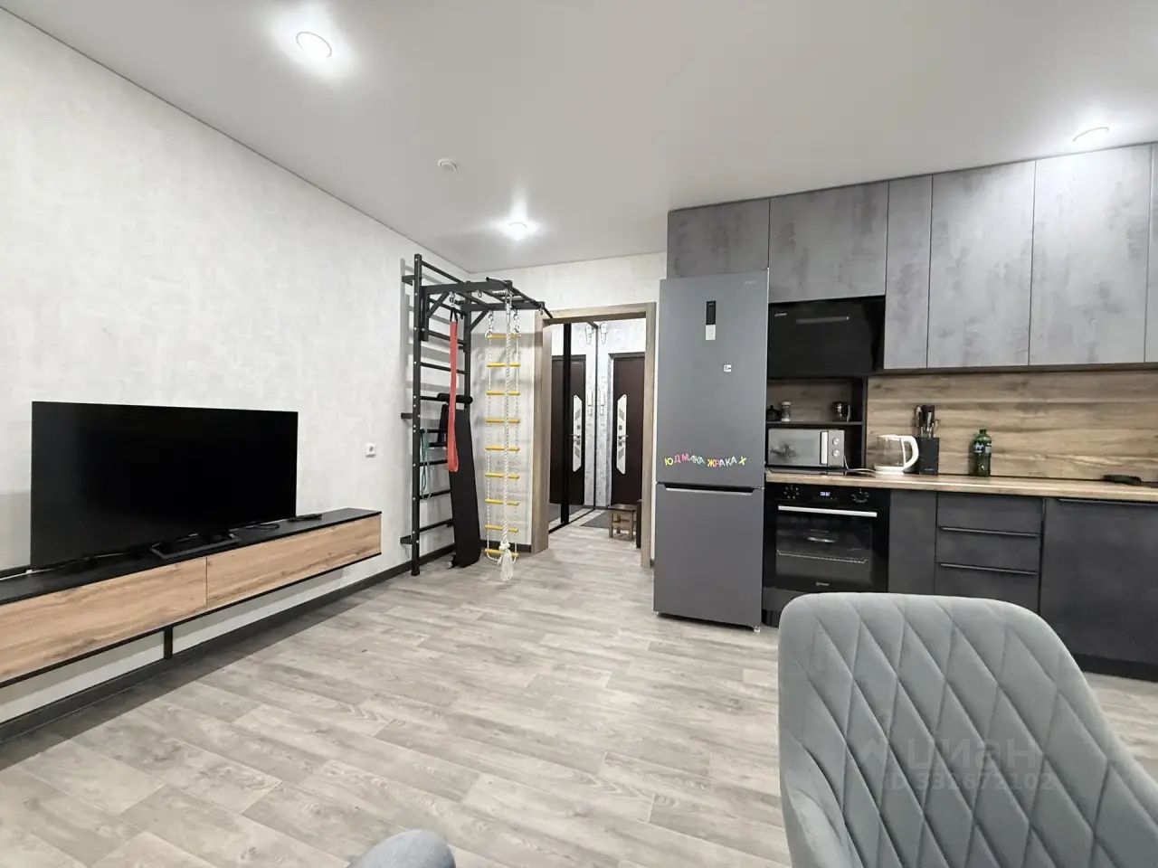 1-к. квартира, 44.9 м², 2/21 эт.